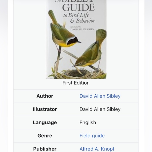 Vintage Edition The Sibley Guide To Bird Life And Behavior p. 2001 - Picture 11 of 11